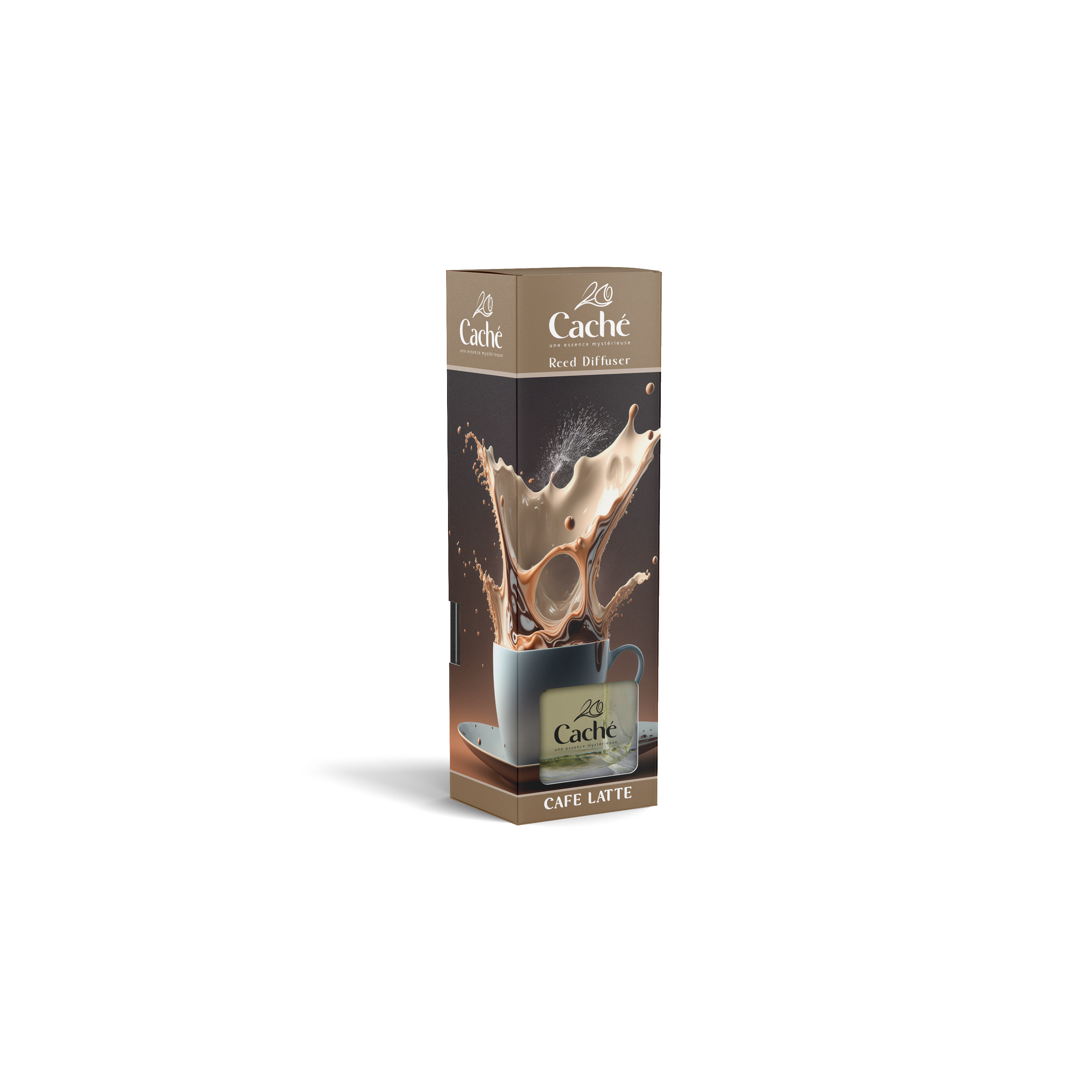 CACHÉ REED DIFFUSER OVAL BOTTLE  100 ML CAFE LATTE